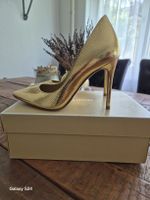 Original MICHAEL KORS "Keke" Pumps – Gold – Gr. 38 (US 8M) –