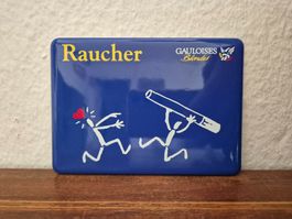 Emailschild Gauloises Zigaretten Raucher Logo Emaille Schild