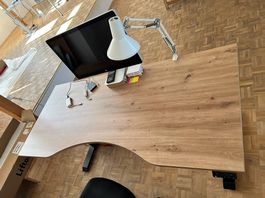 Ergonomische Tischplatte 180 × 80 cm