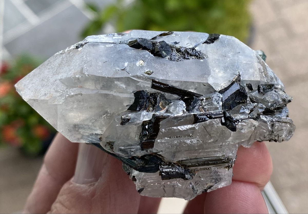 Minerali & Pietre curative: Top Turmalin auf Quarz Doppelender  – Usato da Selzach venduto da 321compac 2