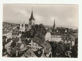 Ansichtskarte Zürich Stadtansicht, St. Peter Kirche