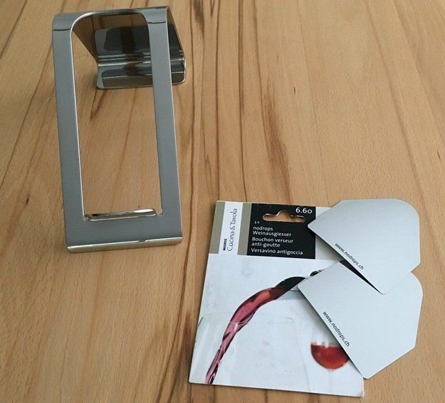WMF Elettrodomestici da cucina: WMF Weingestell und 2x nodrops Weinausgiesser – Usato da Mellingen venduto da RigaOper 3