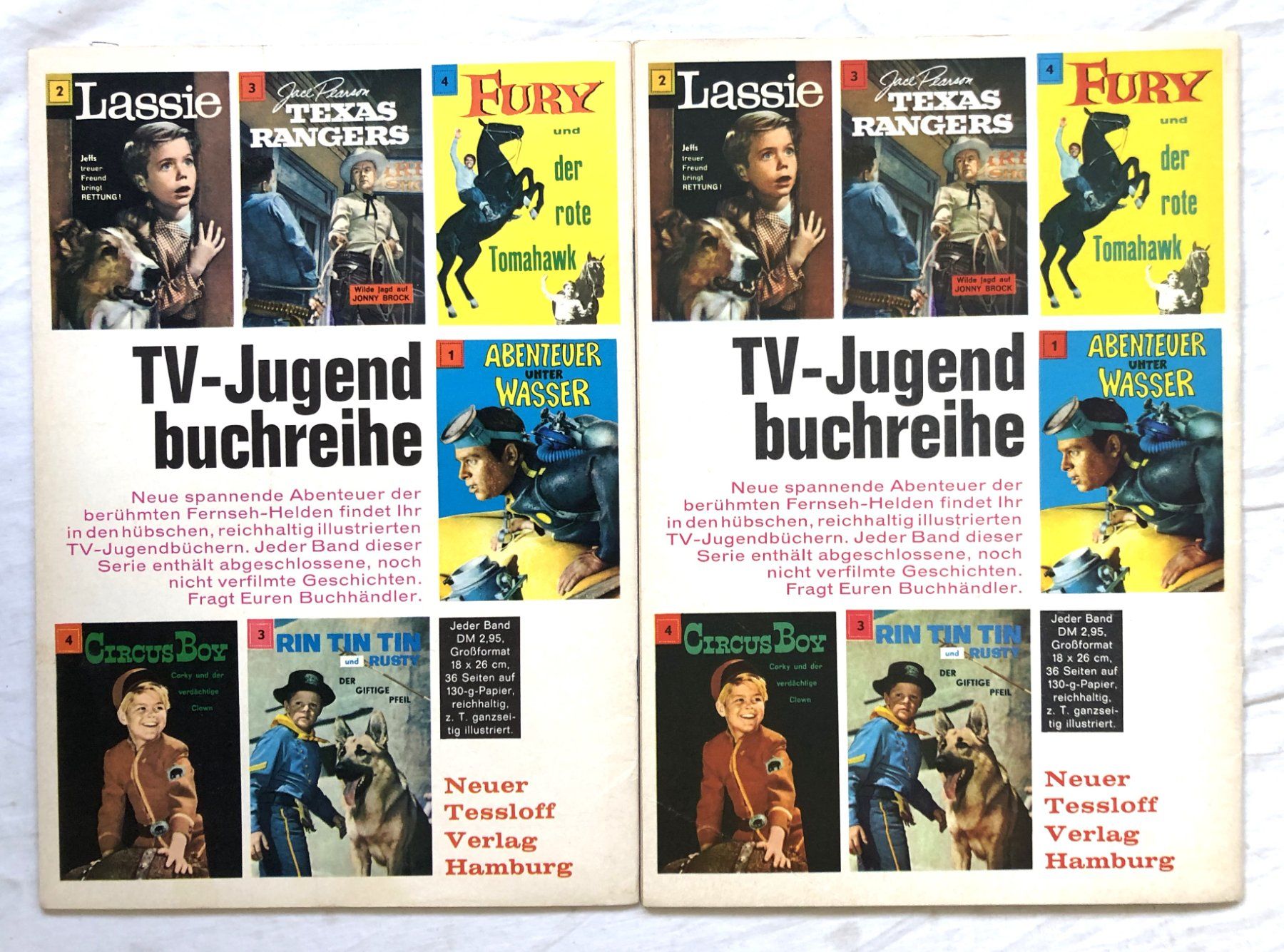 Fumetti: Fernseh Abenteuer - Ripcord - Nr.154/Nr.158 – Usato da Schaffhausen venduto da durruti 5