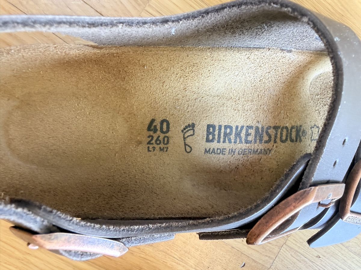 Birkenstock Scarpe da uomo: Birkenstock Sandalen Braun 40 – Nuovo (secondo la descrizione) da Kilchberg ZH venduto da san_hs8y 4