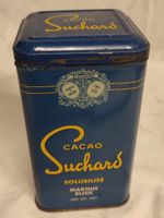 Wunderschöne alte Blechdose von SUCHARD CACAO  16 cm