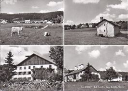 LE CRÊT DU LOCLE, carte en 4 vues