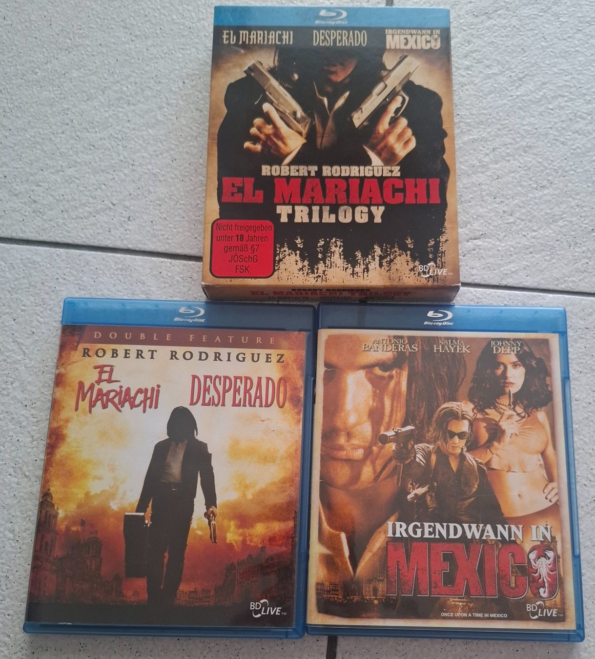 Tutti i DVDs: El Mariachi Trilogy Blu-Ray Set – Usato da Riehen venduto da DVD-Palace 2