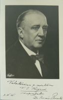 Jaromir Borecky (1869-1951) Schriftsteller - Autogramm