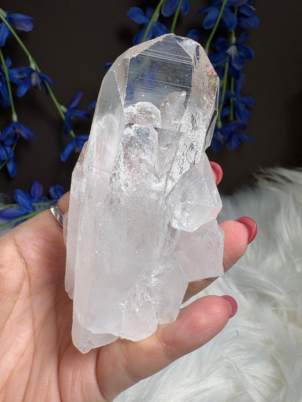 Minerali & Pietre curative: Laotischer Clear Quartz Cluster – Nuovo (secondo la descrizione) da Neuheim venduto da m.hald 3