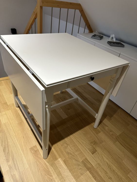 Küchentisch klappbar IKEA Danderyd Weiss 65123cm Kaufen auf Ricardo