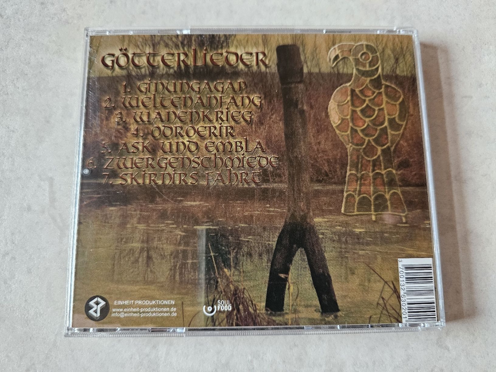 CDs: Odroerir  -  Götterlieder – Gebraucht aus Schneisingen von backstore24 1