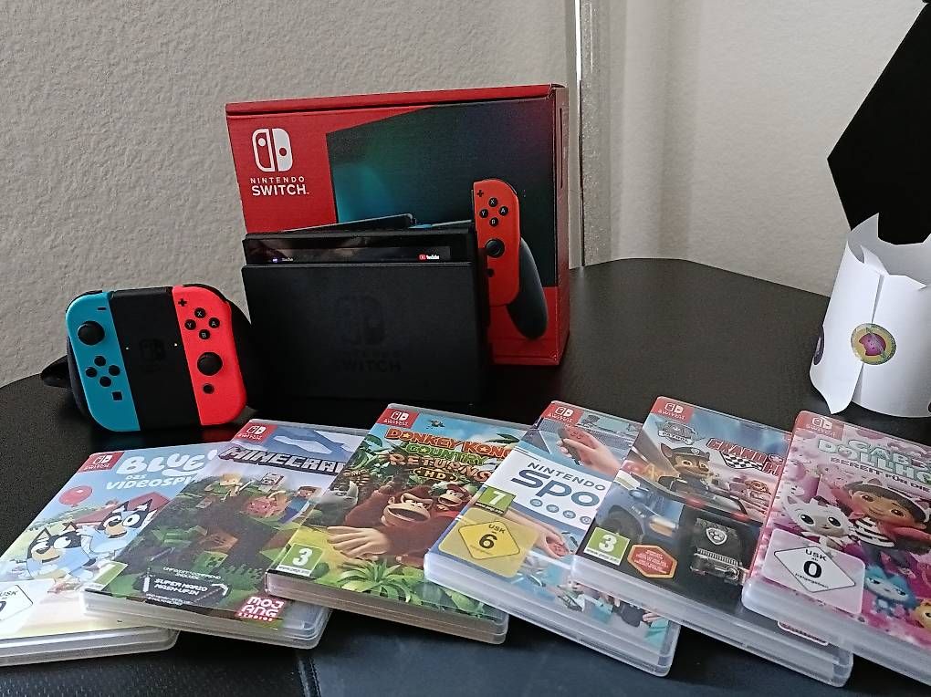 Nintendo Console: Nitendo Switch mit 6 Spiele mit Garantie – Usato da Affoltern am Albis venduto da shadow29101 2