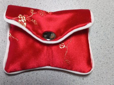 China Seiden Schmuck Tasche 6,5x5cm
