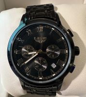 LIGE 9929 Dream 1853 Herren Chronograph Quartz–Schwarz/Gold