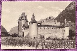 AIGLE - Le Château. Carte ancienne