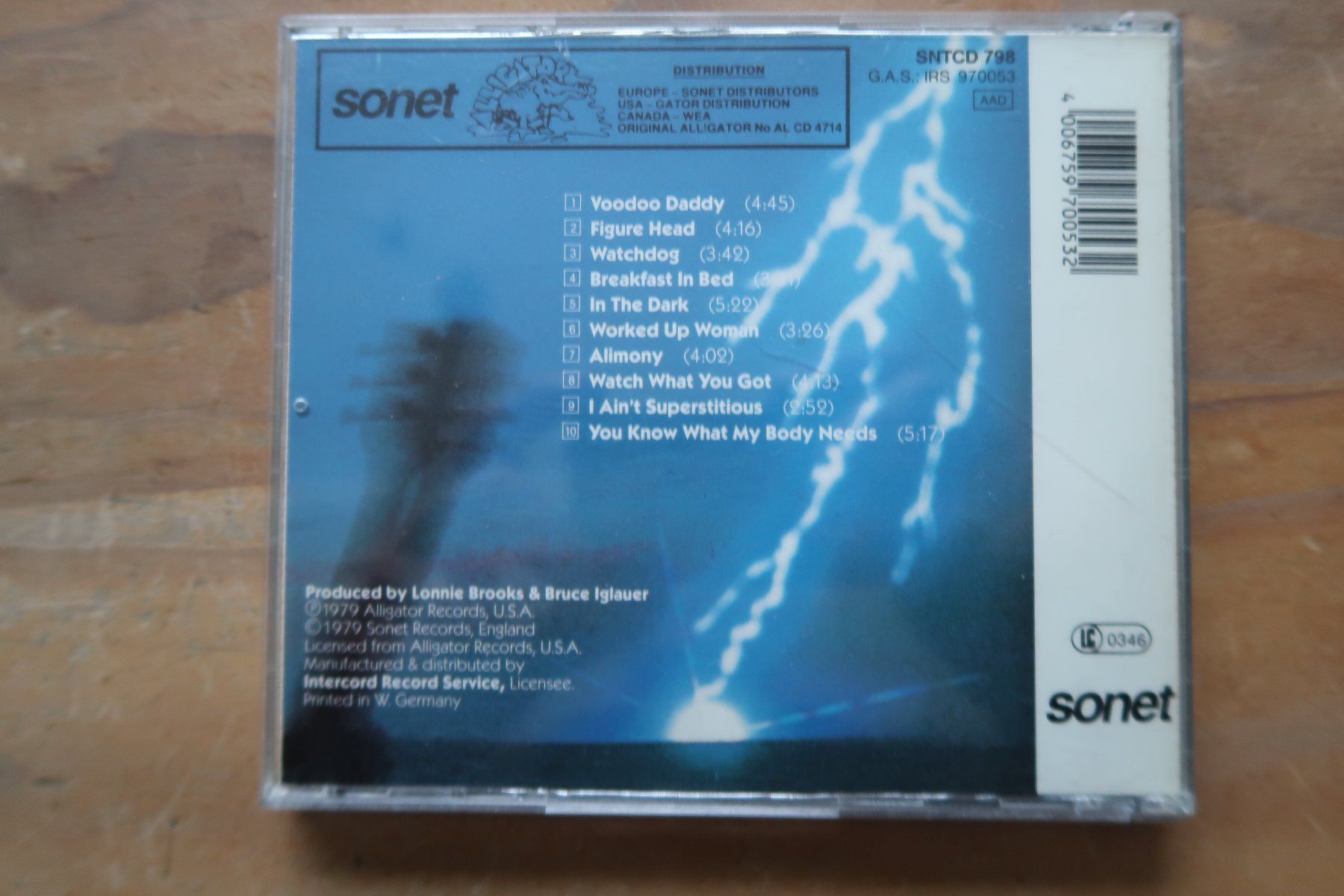 CD: LONNIE BROOKS - BAYOU LIGHTNING - CD – Usato da Basel venduto da Patiscat 1