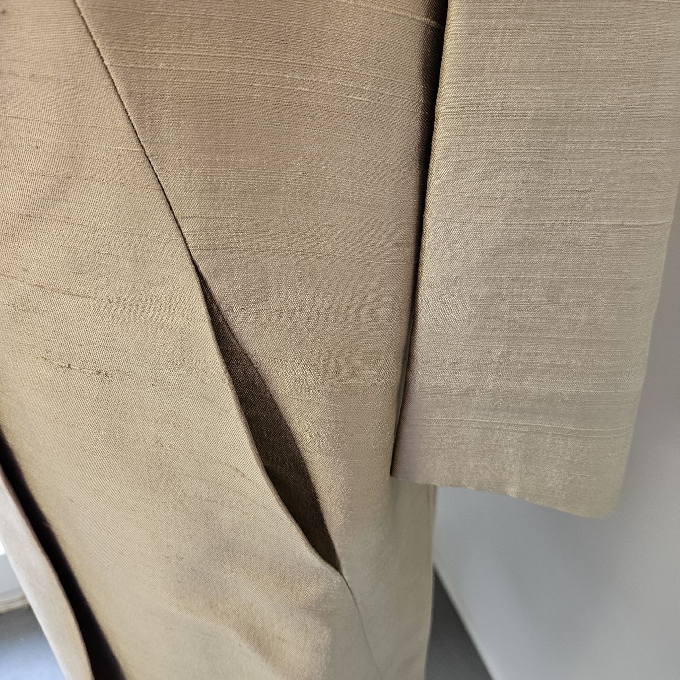 Mäntel: wunderschöner beiger vintage seidenmantel – Gebraucht aus zürich von couture 2