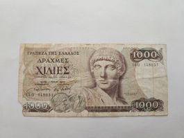 Griechenland Banknote 1000 Drachmen 1987