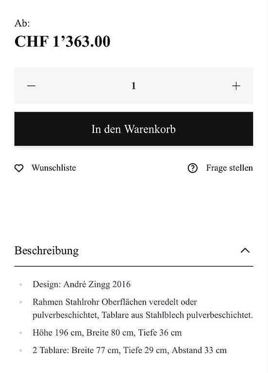 Guardaroba: MOX Garderobe und Schuhregal – Usato da Kreuzlingen venduto da Die_Nat 1