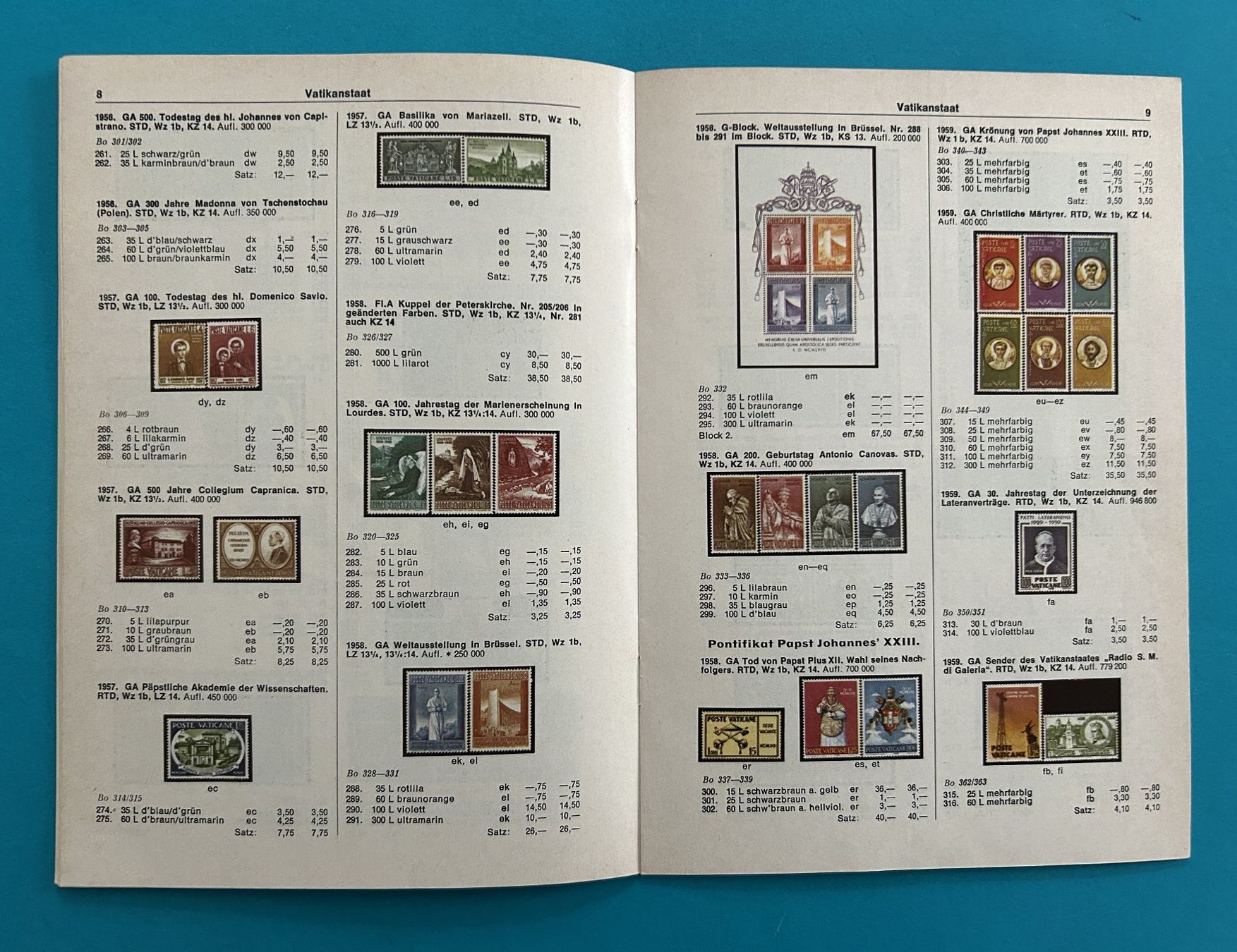 Libri: VATIKAN - BRIEFMARKENKATALOG – Usato da Zürich venduto da Domus09 3