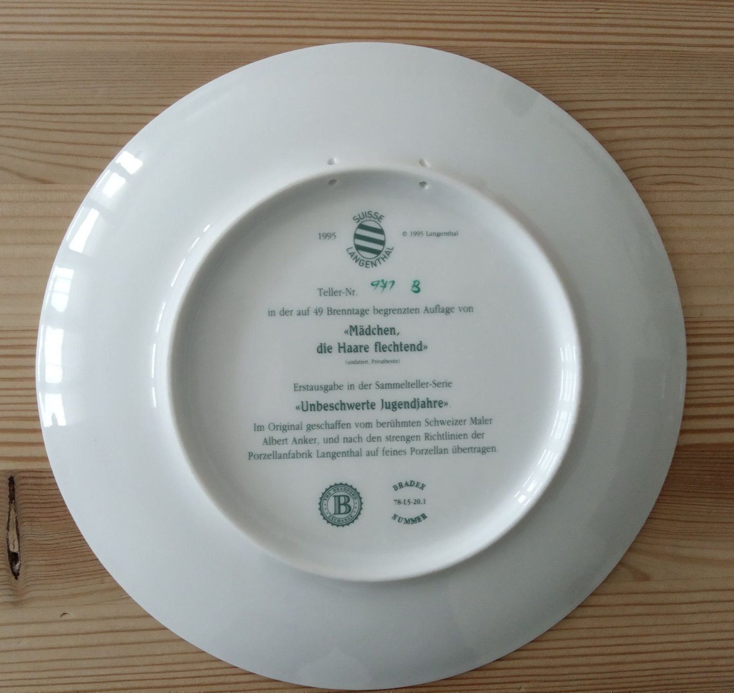 Assiettes: ANKER TELLER " 3 Stück" – D'occasion à Chur par Nisami 6