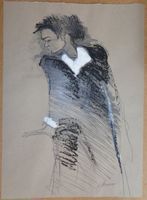 Michael Jackson / signiert Künstler?    (ID B1222)