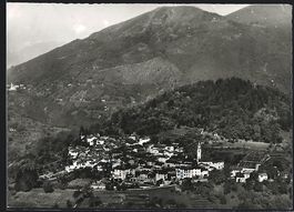 AK Bedigliora, Panorama, Fliegeraufnahme
