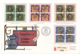 Grossbrief FDC SBK B198 - B201 im 4er-Block