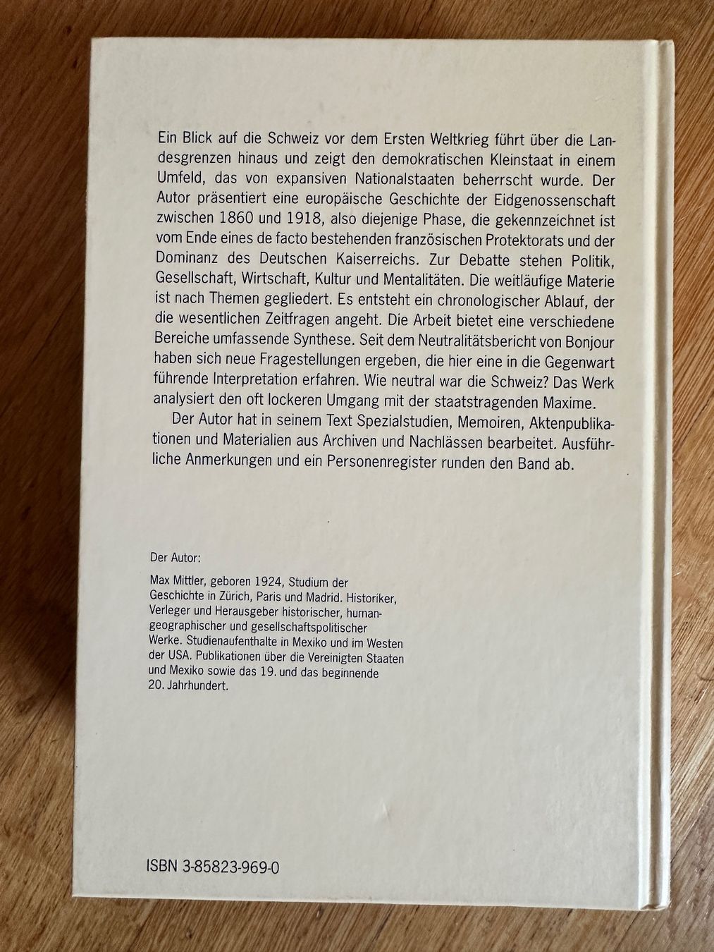 Libri: Max Mittler: Der Weg zum Ersten Weltkrieg. – Usato da Zürich venduto da allp 9