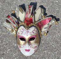 Venezianische Maske für Karnevall