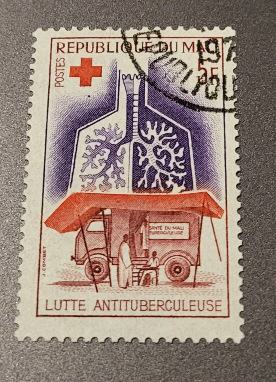 Tutti i francobolli: Mali 1965 gegen Tuberkulose briefmarke – Usato da St Gallen venduto da Stampsalshobby