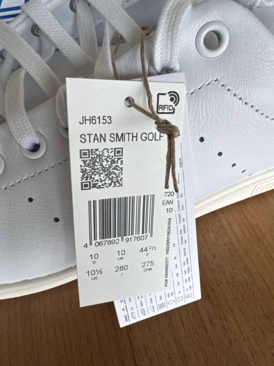 Adidas Herrenschuhe: Golfschuhe Adidas Stan Smith – Neu und originalverpackt aus Uitikon Waldegg von Fives 2