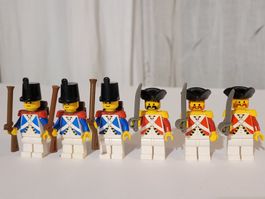 6 Lego pirates Impérial soldiers en parfait état !