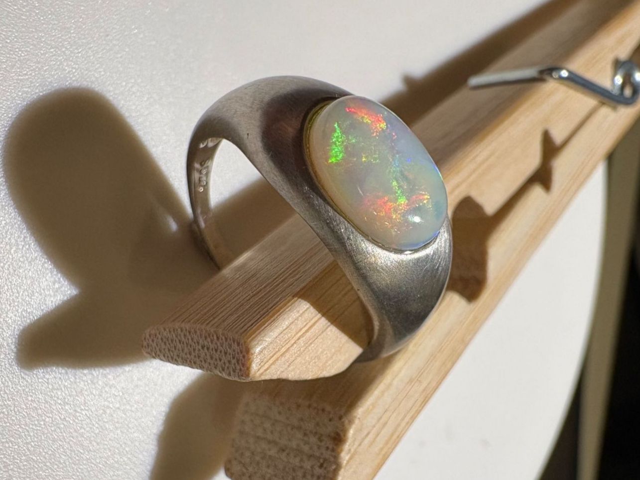 Ringe: Ring Australischer Crystal-Opal+Silber, variable Grösse – Neu (gemäss Beschreibung) aus Wilen b. Wil von Tschirio 6