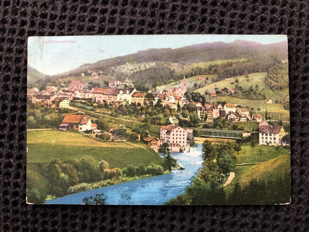 Cartes postales: Ansichtskarte Lichtensteig – D'occasion à Näfels par fritzjk