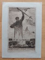 Exlibris Bruno Heroux - Original Radierung signiert