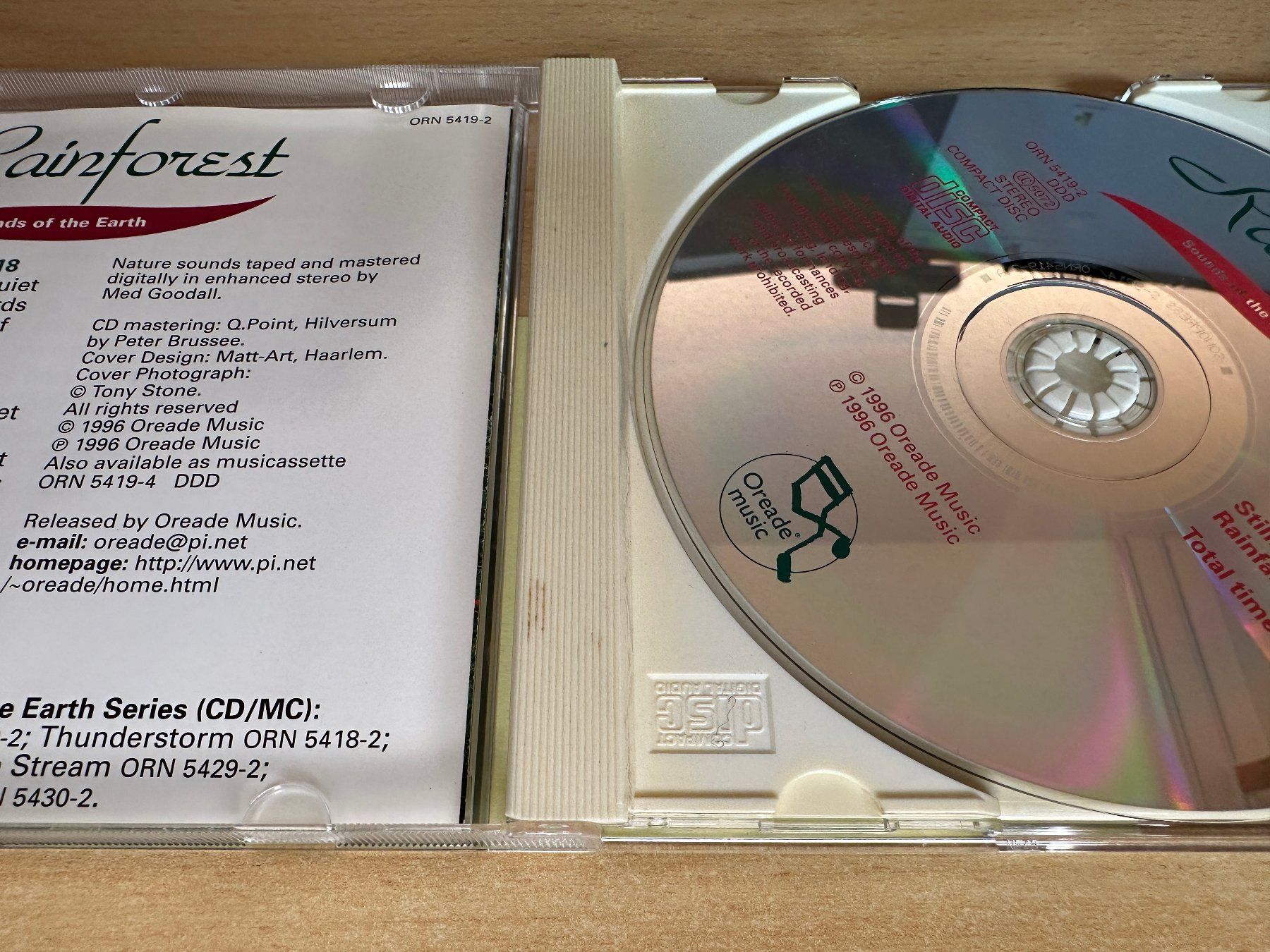 CDs: No Artist – Rainforest – Gebraucht aus Rikon im Tösstal von Alpenmutz 2