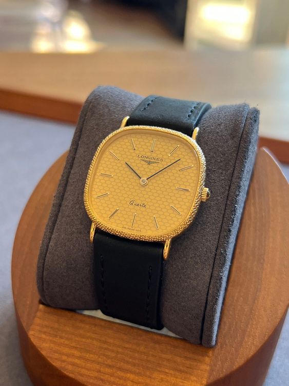 Longines Orologi: Longines Square Gold Plated Quartz 978 3253 – Usato da Carouge GE venduto da Watchaser 1