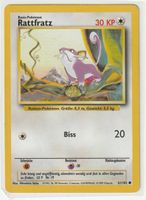 Pokémon 1999 Rattfratz (61/102), Basis Base Set