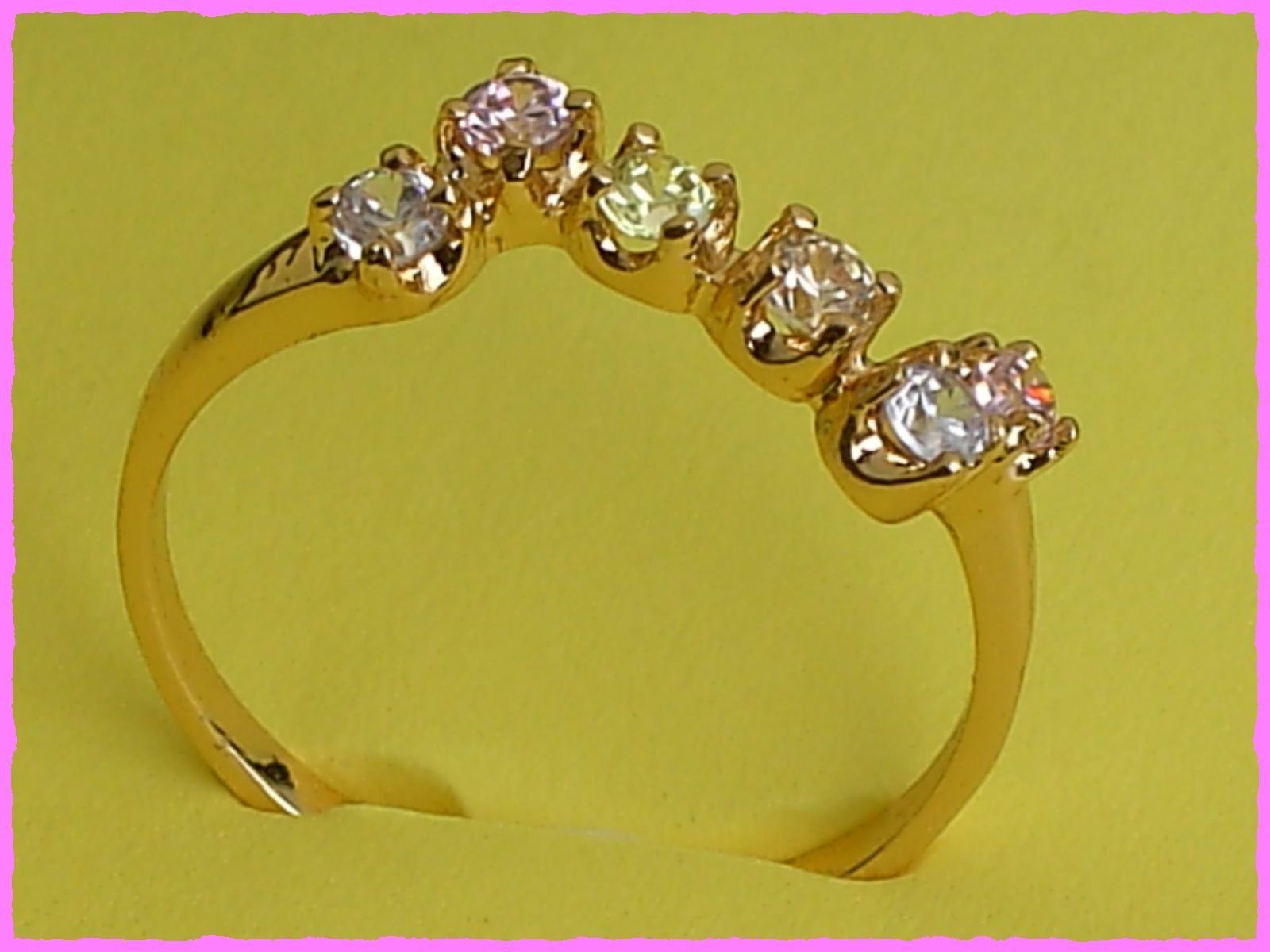 Anelli: Bezaubernder Ring mit Zirkonia – Nuovo e nell'imballaggio originale da Oberglatt ZH venduto da Diamond-Girl 1