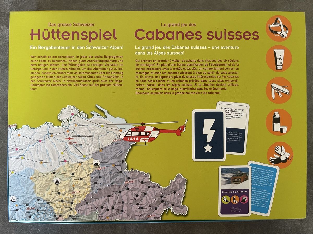 Spiele: Das grosse Schweizer Hüttenspiel NEU – Neu (gemäss Beschreibung) aus Dörflingen von Benz63 1