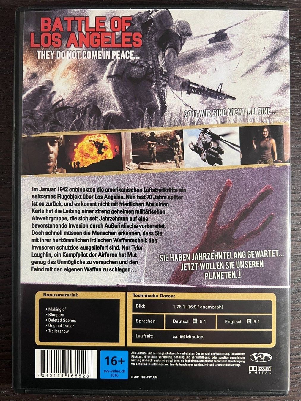 Alle DVDs: Battle of Los Angeles – Gebraucht aus Zürich von FilmFreunde 1