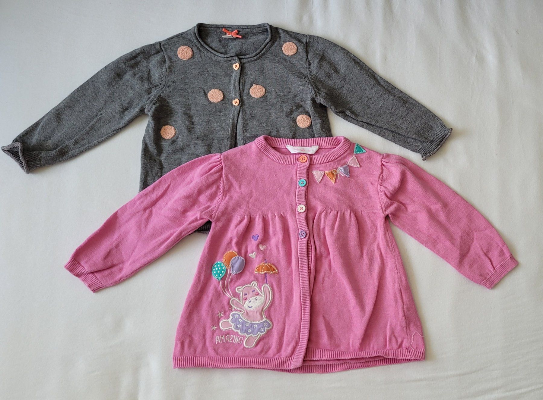 Maglioni & Felpe: Set: 2 Strickjacken aus Baumwolle Gr. 80 – Usato da Affoltern am Albis venduto da nyi_ph9f
