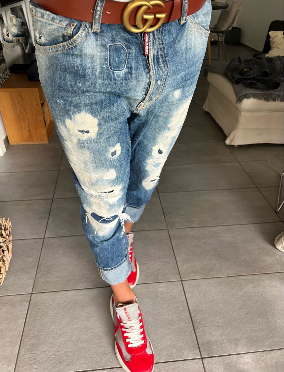 Dsquared2 Jeans: Dsquared2 Baggy jeans uomo 48 – Usato da Mendrisio venduto da fly_9wzx