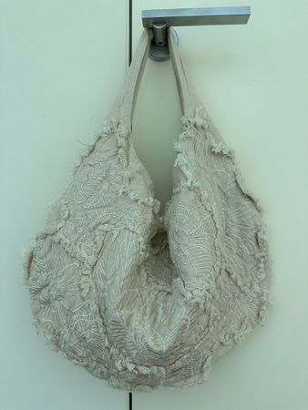 Zara flower embroidered shoulder bag
