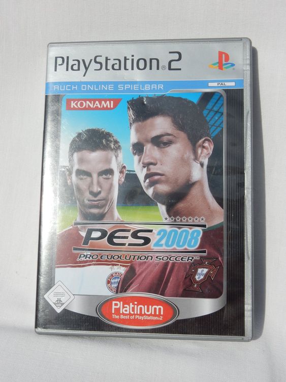 PES 2008 Pro Evolution Soccer Playstation 2 PS2 Fussball Gam (Gebraucht) in Niederrohrdorf für