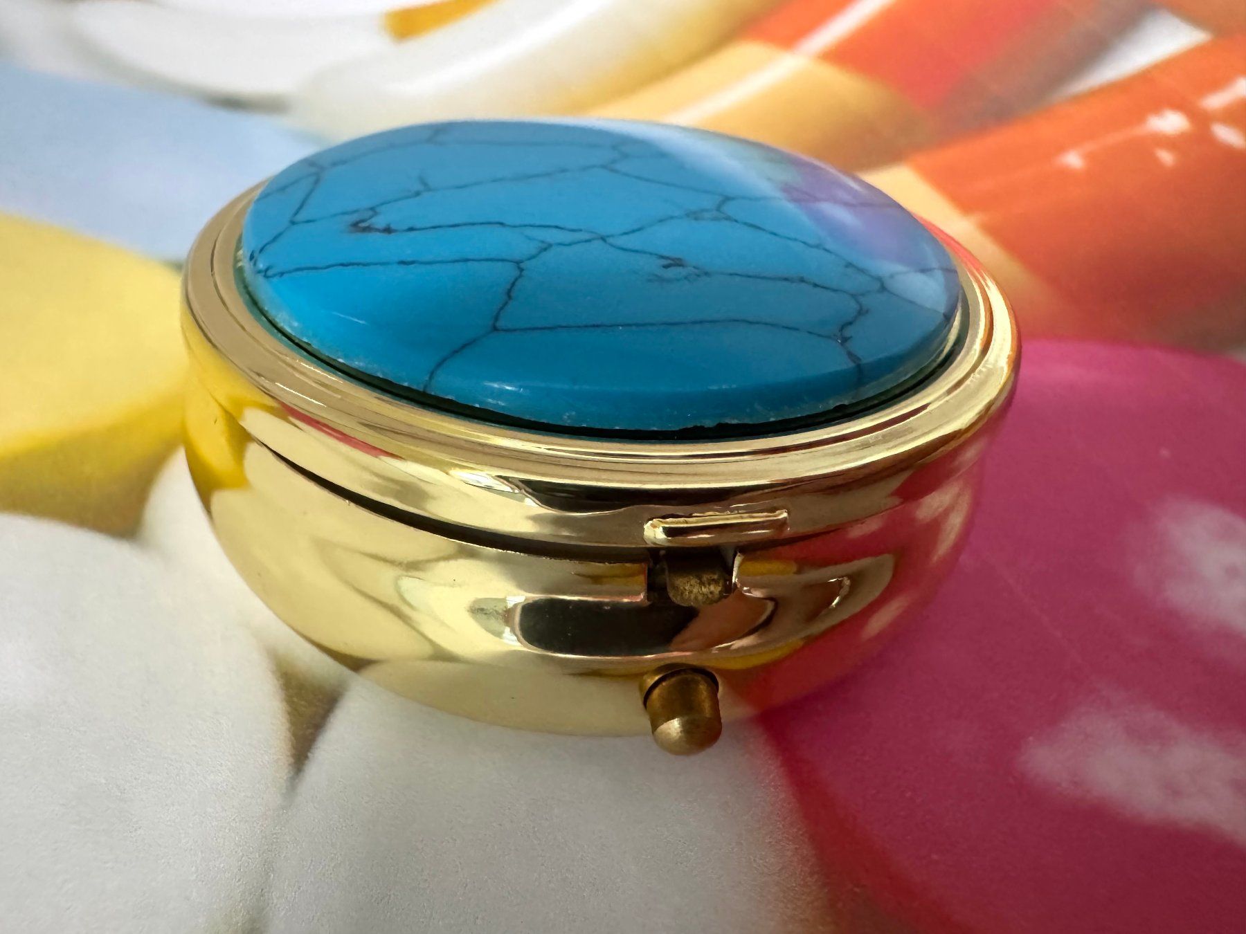 Minerali & Pietre curative: Pillendose/  Türkenit Platte – Nuovo (secondo la descrizione) da Biberist venduto da tl-schmuck 1