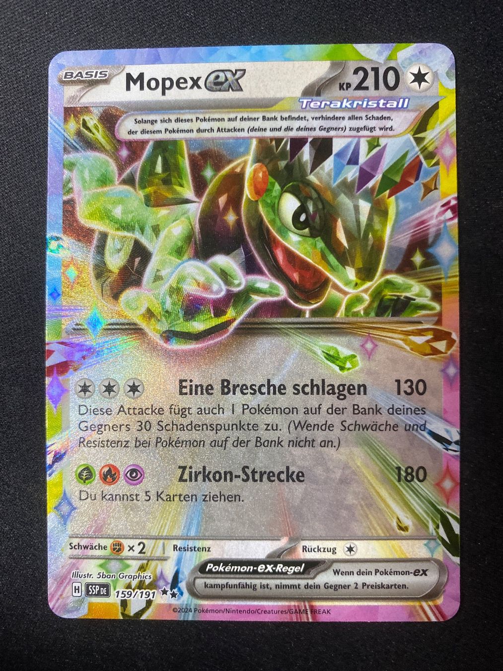 Pokémon Carte collezionabili: Mopex ex 159 - Cyclizar ex - Surging Sparks - DE – Nuovo (secondo la descrizione) da Hausen AG venduto da Shrade