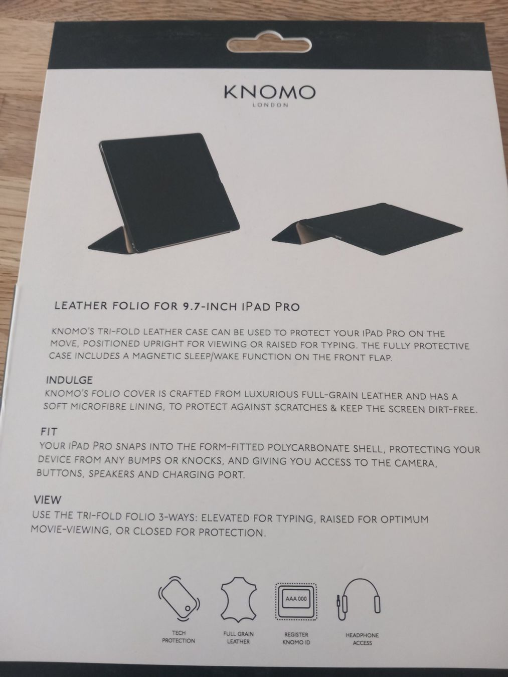 Tablet PC: Knomo London iPad Pro 9.7" – Nuovo e nell'imballaggio originale da Thun venduto da Beas-Allerlei 2