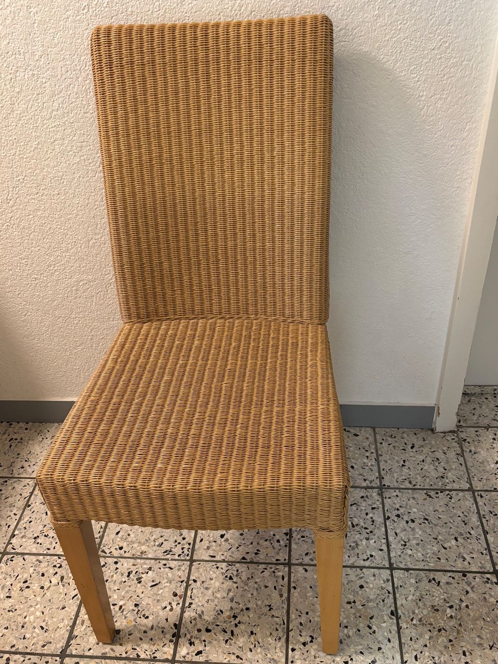 Sedie: Lloyd Loom Esszimmer Stühle 6 Stück – Usato da Willisau venduto da Tulpe-II 2